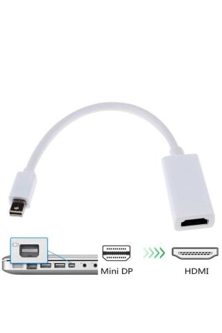 Macbook Uyumlu Mini Displayport  Hdmı Çıkışlı Dönüştürücü 1080P