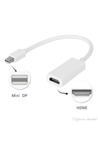 Macbook Uyumlu Mini Displayport  Hdmı Çıkışlı Dönüştürücü 1080P