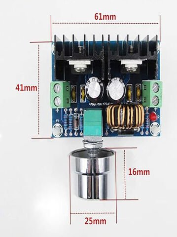 Xl4016 Pot Ayarlı Güç Kaynağı 8a 200w Voltaj Dönüştürücü