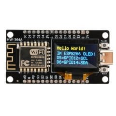 ESP8266 Wifi Modül 0.96 Inc OLED Ekranlı Geliştirme Kartı Arduino Wifi Geliştirme Kartı Hw-364a