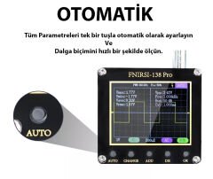 Fnirsi 2.4 Inç 138PRO El Tipi Taşınabilir Osiloskop