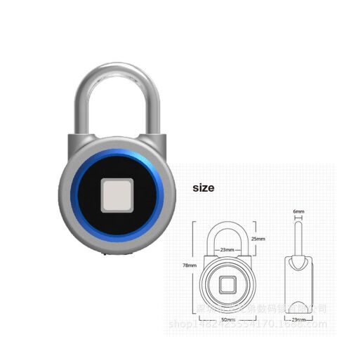 Bluetooth Parkmak izi Dokunmatik Akıllı Asma Kilit IOS Android Su Geçirmez