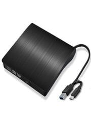 Harici DVD Sürücü USB 3.0 veya Type-c Cd Dvd Yazıcı Okuyucu Taşınılabilir Pc Dizüstü Uyumlu 12.7mm