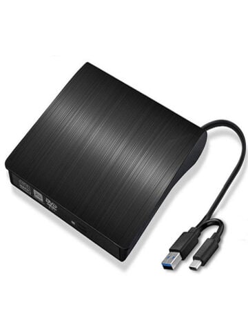 Harici DVD Sürücü USB 3.0 veya Type-c Cd Dvd Yazıcı Okuyucu Taşınılabilir Pc Dizüstü Uyumlu 12.7mm
