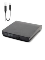 Harici DVD Sürücü USB 3.0 veya Type-c Cd Dvd Yazıcı Okuyucu Taşınılabilir Pc Dizüstü Uyumlu 12.7mm