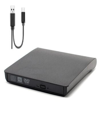 Harici DVD Sürücü USB 3.0 veya Type-c Cd Dvd Yazıcı Okuyucu Taşınılabilir Pc Dizüstü Uyumlu 12.7mm