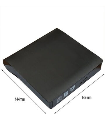 Harici DVD Sürücü USB 3.0 veya Type-c Cd Dvd Yazıcı Okuyucu Taşınılabilir Pc Dizüstü Uyumlu 12.7mm