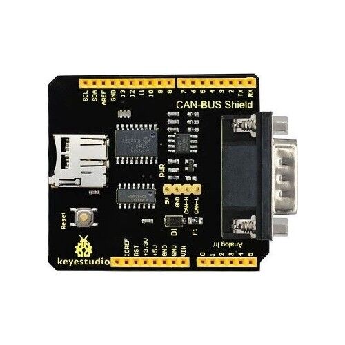 Keyestudio Can-Bus Shield MCP2551 Çip Sd Soket Ile - Uno R3 Için
