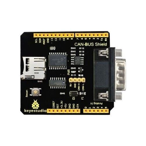Keyestudio Can-Bus Shield MCP2551 Çip Sd Soket Ile - Uno R3 Için