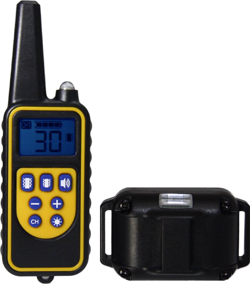 Köpek Eğitim Şarj Edilebilir Su Geçirmez Boyun Tasması 875m