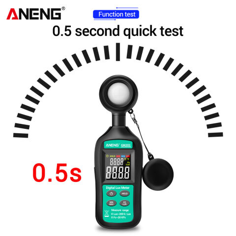 Gn201 Lux Metre Lüx Metre Aneng Dijital Işık Ölçer 200K Fotometre Uv Metre Radyometre