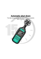 Gn301 Dijital Anemometre Termometre Aneng Sıcaklık Arkadan Aydınlatmalı El Rüzgar Hızı Ölçer Anemometer