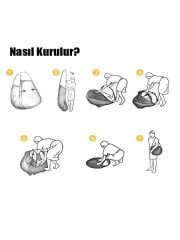 Giyinme Çadırı Kamp Plaj Duş Wc Sahil Otomatik Giyinme Çadırı 120x120×190 Giyinme Çadırı Yeşil