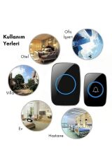 Anunnaki Kablosuz Kapı Zili İç ve Dış Mekan