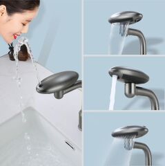 Fonksiyonel Banyo Lavabo Bataryası - Saç Yıkama-Abdest-Hijyen Tasarımı Lavabo Musluğu ABS Plastik