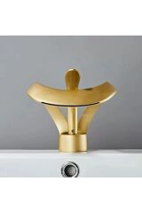 Lüks Gold Altın Şelale Lavabo Bataryası