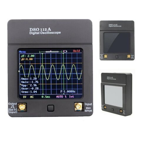 Anunnaki DSO112A USB Taşınabilir Dokunmatik Ekran Osiloskop 2MHz 5Ms/s