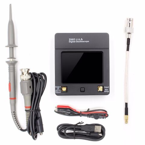 Anunnaki DSO112A USB Taşınabilir Dokunmatik Ekran Osiloskop 2MHz 5Ms/s