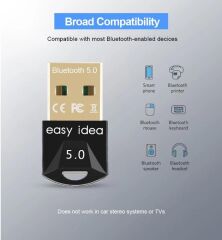 ALFA USB Bluetooth 5.0 Adaptör Bilgisayar Bluetooth Dongle Alıcı Verici