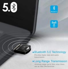 ALFA USB Bluetooth 5.0 Adaptör Bilgisayar Bluetooth Dongle Alıcı Verici
