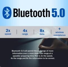ALFA USB Bluetooth 5.0 Adaptör Bilgisayar Bluetooth Dongle Alıcı Verici