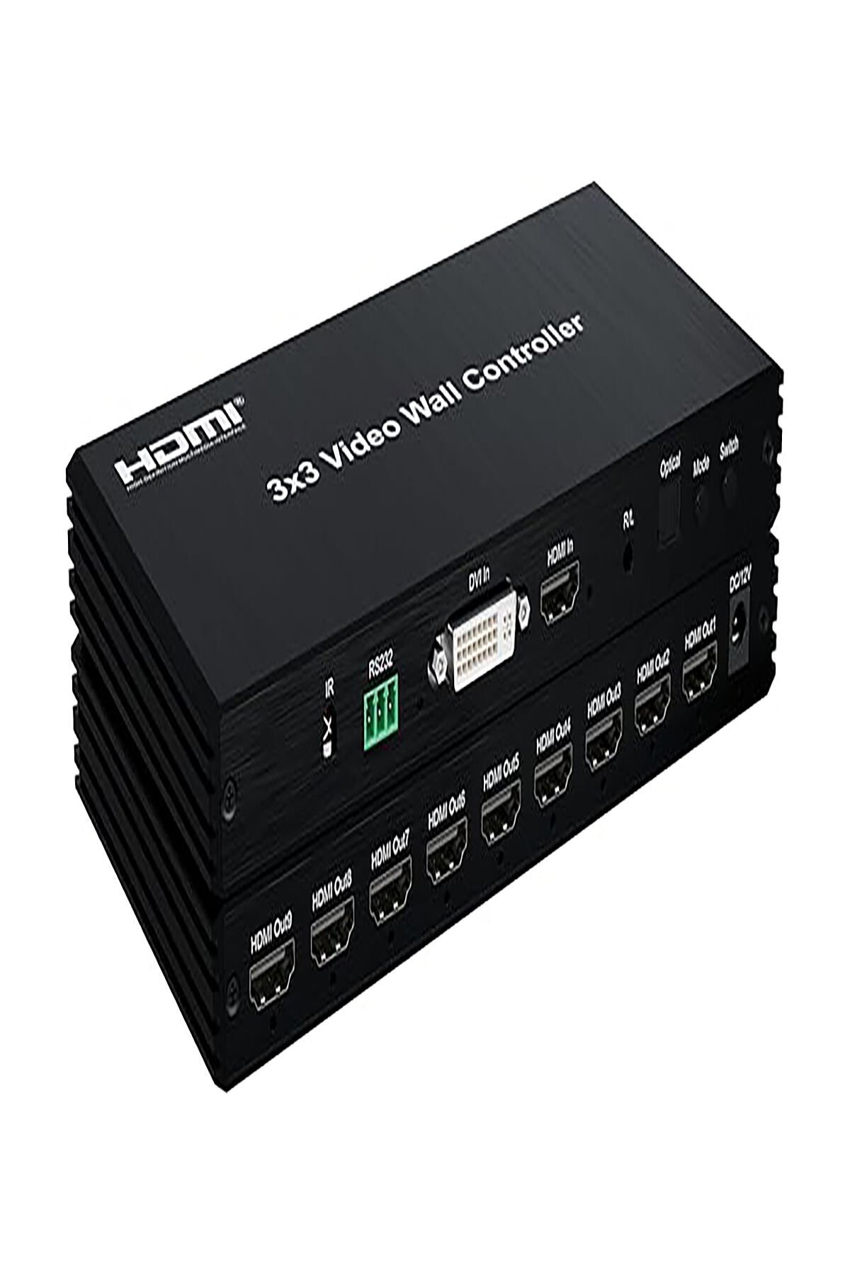 3X3 HDMI VIDEO WALL CONTROLLER DUVAR PANEL VIDEO 9 EKRAN GENİŞLETİCİ KONTROL CİHAZI