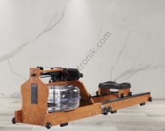 Kondisyon Küreği Su Hazneli Katlanır Spor Egzersiz Ahşap Natürel Kondisyon Kürek Water Rower
