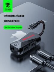 GS1 3 İn 1 Usb-c Type-c Oyun Ses 60W Hızlı Şarj Adaptörü Oyun ve Ses 60w Hızlı Şarj Adaptörü