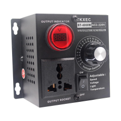 Anunnaki AC 220V 4000W SCR Elektronik Voltaj  RegülatörüSıcaklık Motor Fan Hız Kontrolörü