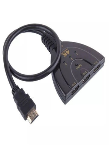 Anunnaki HDMI 4K Ultra Hd 2160P USB Güç Kablolu HDMI 3 Port Ultra HD Switch Çoklayıcı Çoğaltıcı