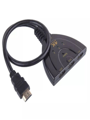 Anunnaki HDMI 4K Ultra Hd 2160P USB Güç Kablolu HDMI 3 Port Ultra HD Switch Çoklayıcı Çoğaltıcı