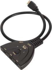 Anunnaki HDMI 4K Ultra Hd 2160P USB Güç Kablolu HDMI 3 Port Ultra HD Switch Çoklayıcı Çoğaltıcı