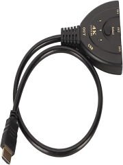 Anunnaki HDMI 4K Ultra Hd 2160P USB Güç Kablolu HDMI 3 Port Ultra HD Switch Çoklayıcı Çoğaltıcı