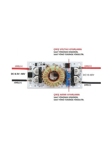 Anunnaki DC-DC 10A 250W Ayarlanabilir Voltaj Yükseltici Devre Led Sürücü Dönüştürücü Regülatör