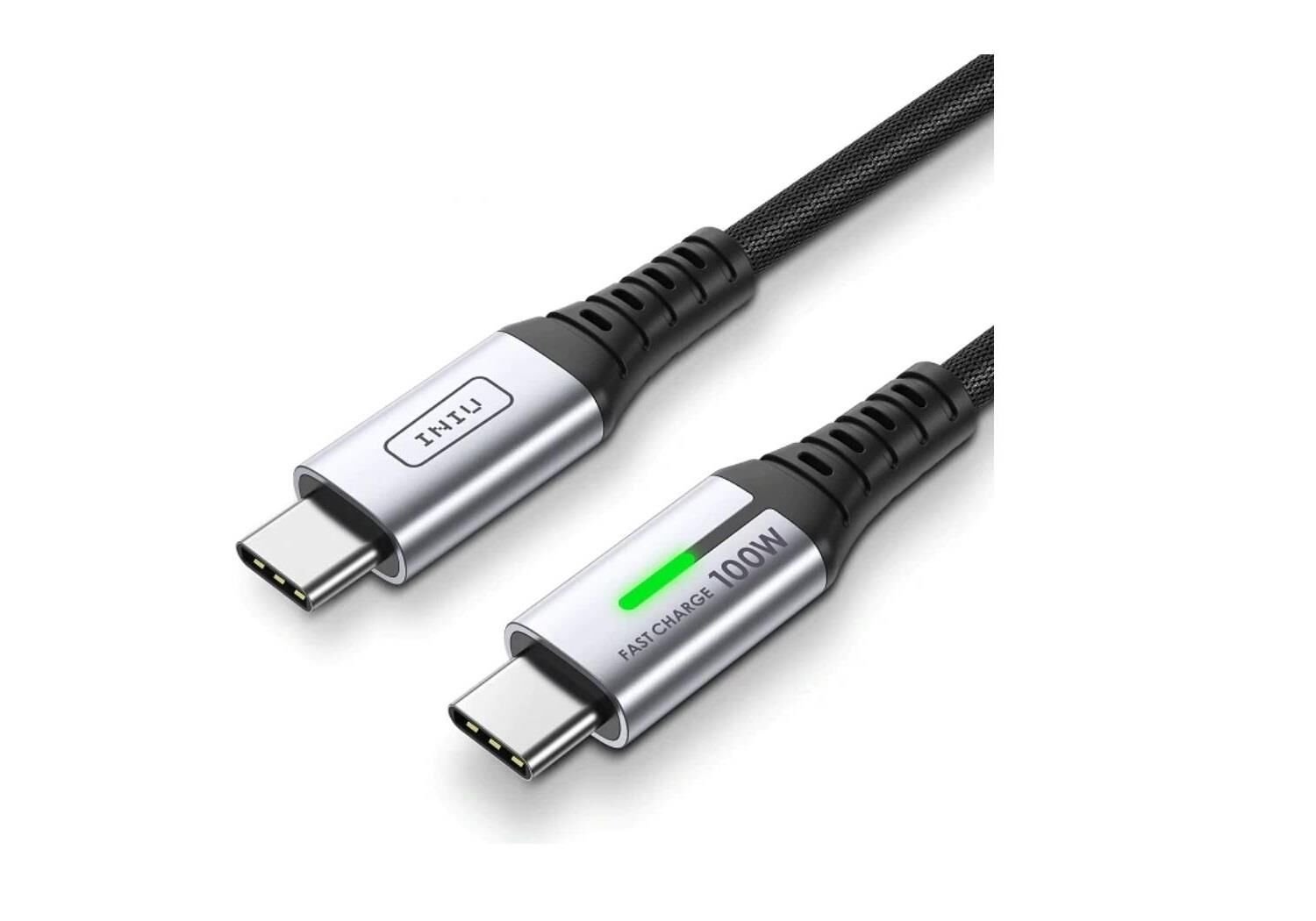 100W USB Type-C Hızlı Şarj Kablosu 5A Xiaomi Macbook iPad Pro