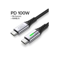 100W USB Type-C Hızlı Şarj Kablosu 5A Xiaomi Macbook iPad Pro