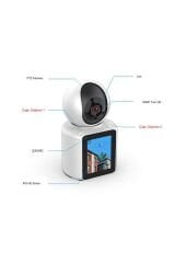 Ekranlı Görüntülü Görüşme Sağlayan Akıllı Kamera Ev-İşyeri-Ofis-Bebek-Yaşlı Hasta Kamerası 1080P