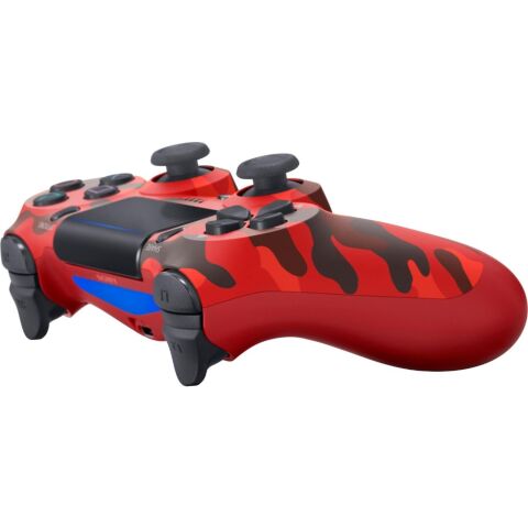 PC ve Ps4 Uyumlu Oyun Kolu Doubleshock Titreşimli 4 Gamepad Kamuflaj Kırmızı