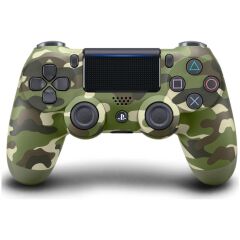 PC ve Ps4 Uyumlu Oyun Kolu Doubleshock Titreşimli 4 Gamepad Kamuflaj Yeşil