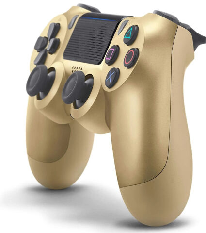 PC ve Ps4 Uyumlu Oyun Kolu Doubleshock Titreşimli 4 Gamepad Altın