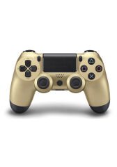 PC ve Ps4 Uyumlu Oyun Kolu Doubleshock Titreşimli 4 Gamepad Altın
