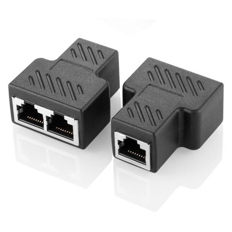 RJ45 Coupler - Ethernet Kablo Birleştirici Adaptör Ağ Çoklayıcı Network Divider