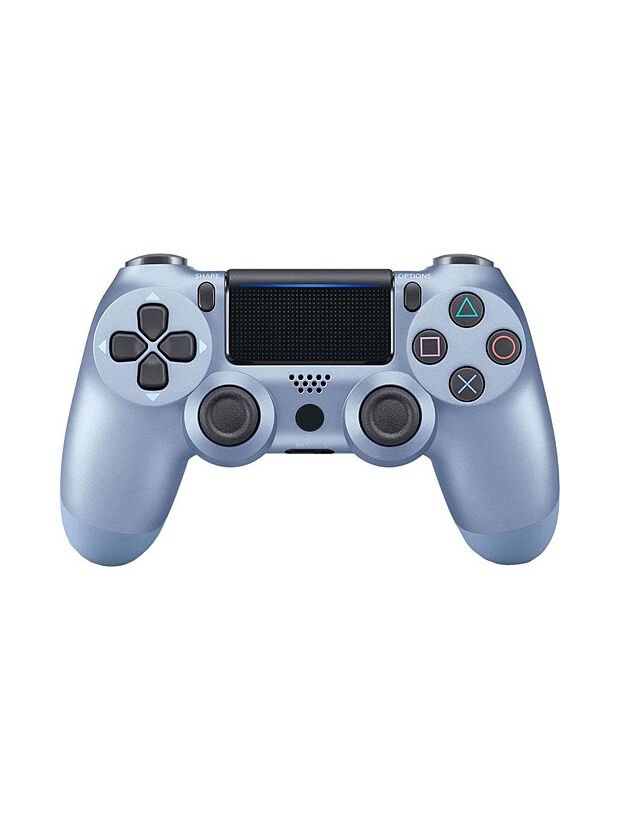 PC ve Ps4 Uyumlu Oyun Kolu Doubleshock Titreşimli 4 Gamepad Çelik Mavisi