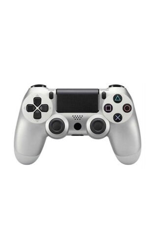 PC ve Ps4 Uyumlu Oyun Kolu Doubleshock Titreşimli 4 Gamepad Gümüş