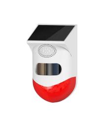 Tuya & WIFI Su Geçirmez Akıllı Kızılötesi Dedektör Alarm Sistemi Solar Siren Outdoor