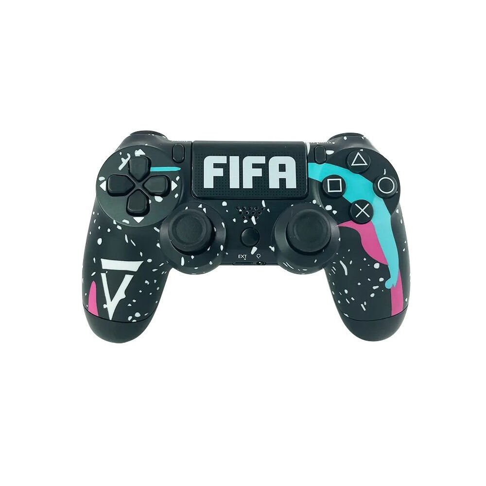 PC ve Ps4 Uyumlu Oyun Kolu Doubleshock Titreşimli 4 Gamepad Fifa Siyah