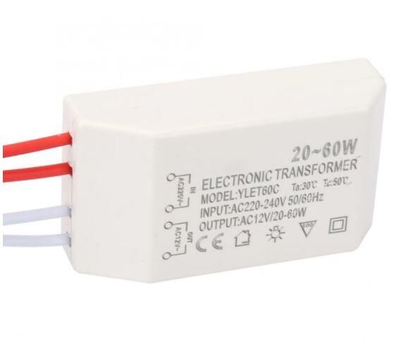AC 220V to AC 12V Elektronik Transformatör Gerilim Dönüştürücü Güç Kaynağı Sürücüsü