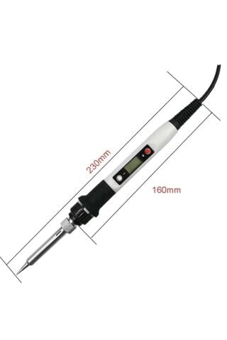 Anunnaki 80w Dijital Lcd Ekranlı Isı Ayarlı Havya Lehim Makinesi Digital Soldering Kalem Havya Lehim Makinesi