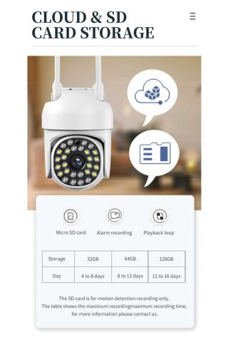 Al-ptz01 Akıllı Ip Kamera Su Gecirmez Kamera