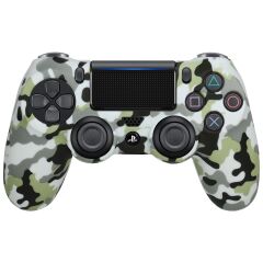 PC ve Ps4 Uyumlu Oyun Kolu Doubleshock Titreşimli 4 Gamepad Kamuflaj Gri